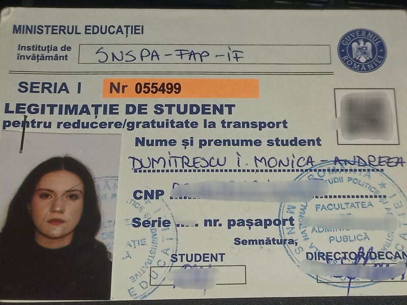 Legitimatie pierduta